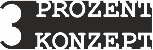 3-Prozent-Konzept Logo